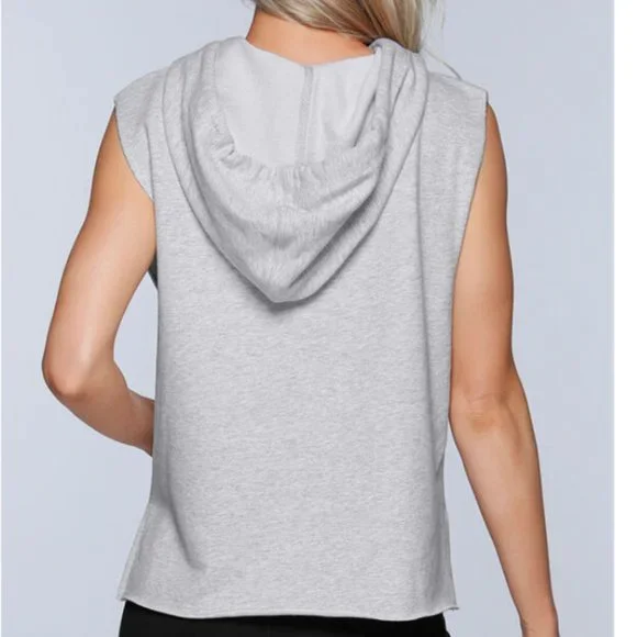 LIKE NEW! Lorna Jane Athletic Sleeveless Hoodie - Picture 3 of 16